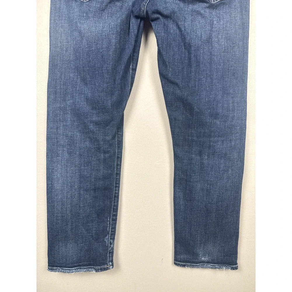 Agolde Isabel Straight Fit Boyfriend Jeans A015B-827‎ Distressed Dark Wash Sz 29